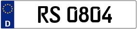 Truck License Plate